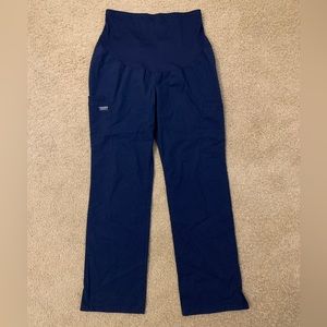 Navy Blue Maternity Scrub Pants Size Medium